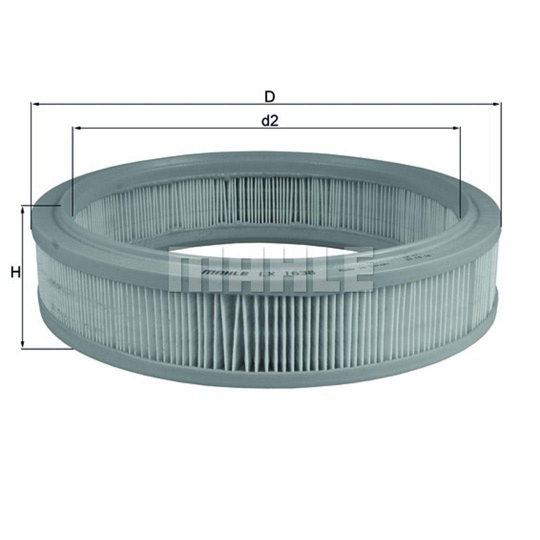 Knecht Filtr powietrza LX 1638
