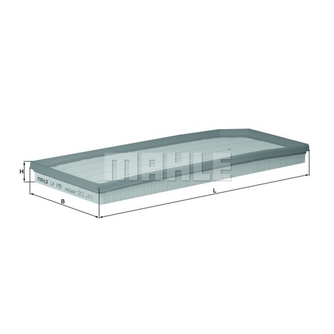 Knecht Filtr powietrza LX 1758 LX 1758