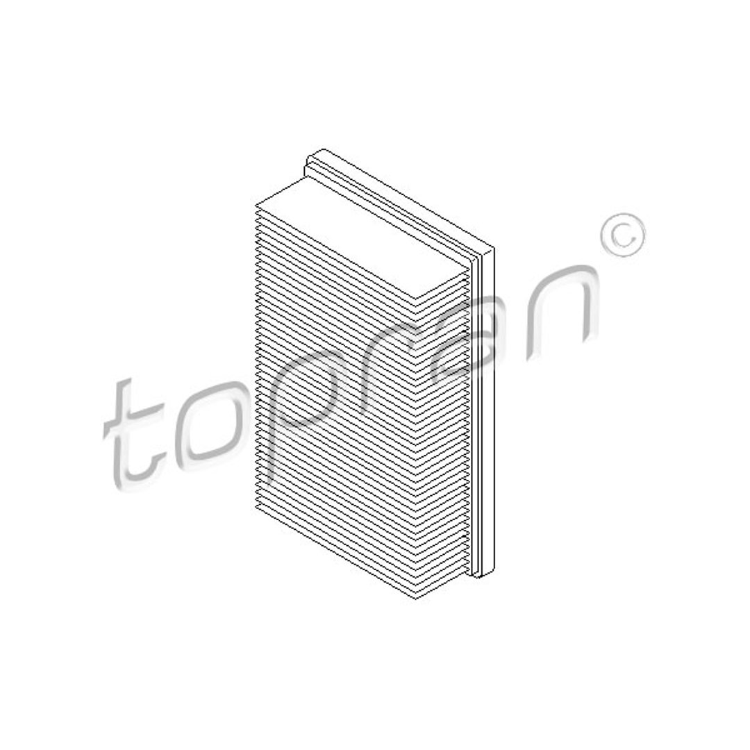 Filtr powietrza TOPRAN 700 413