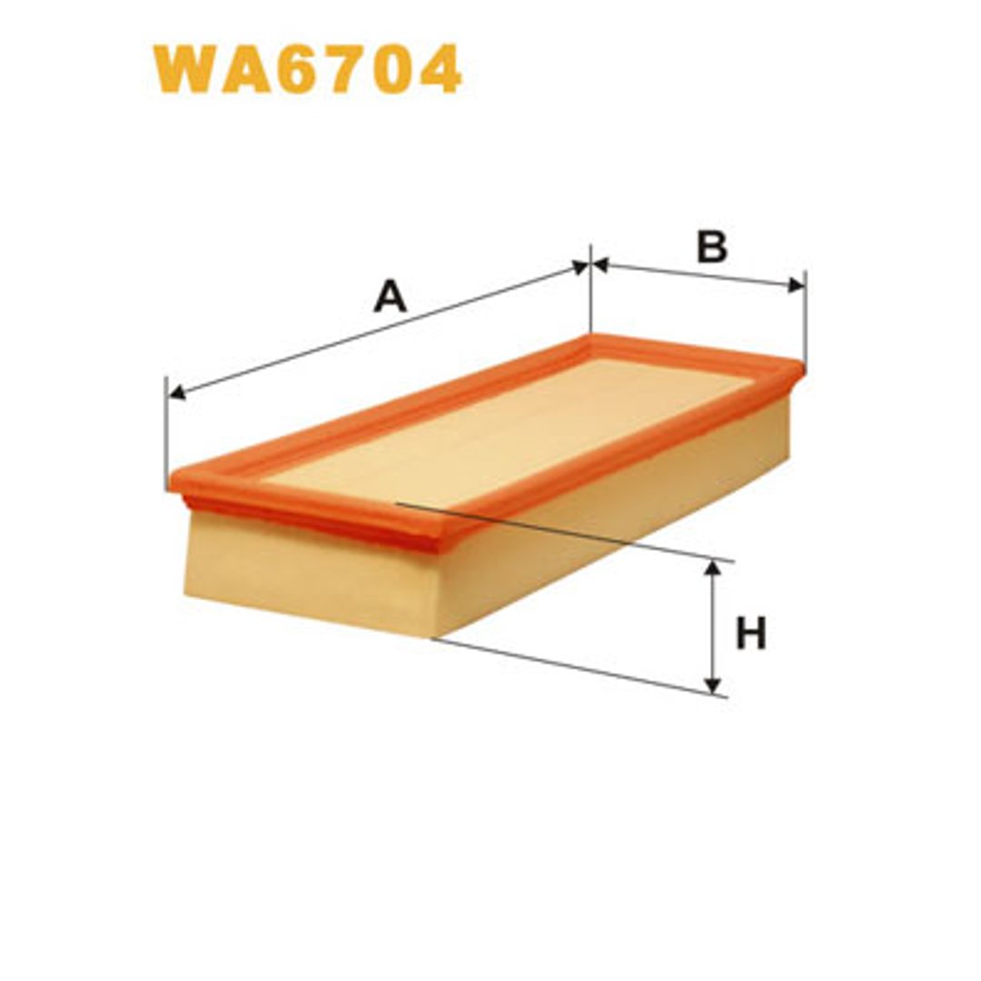 Filtr powietrza WIX Filtry WA6704