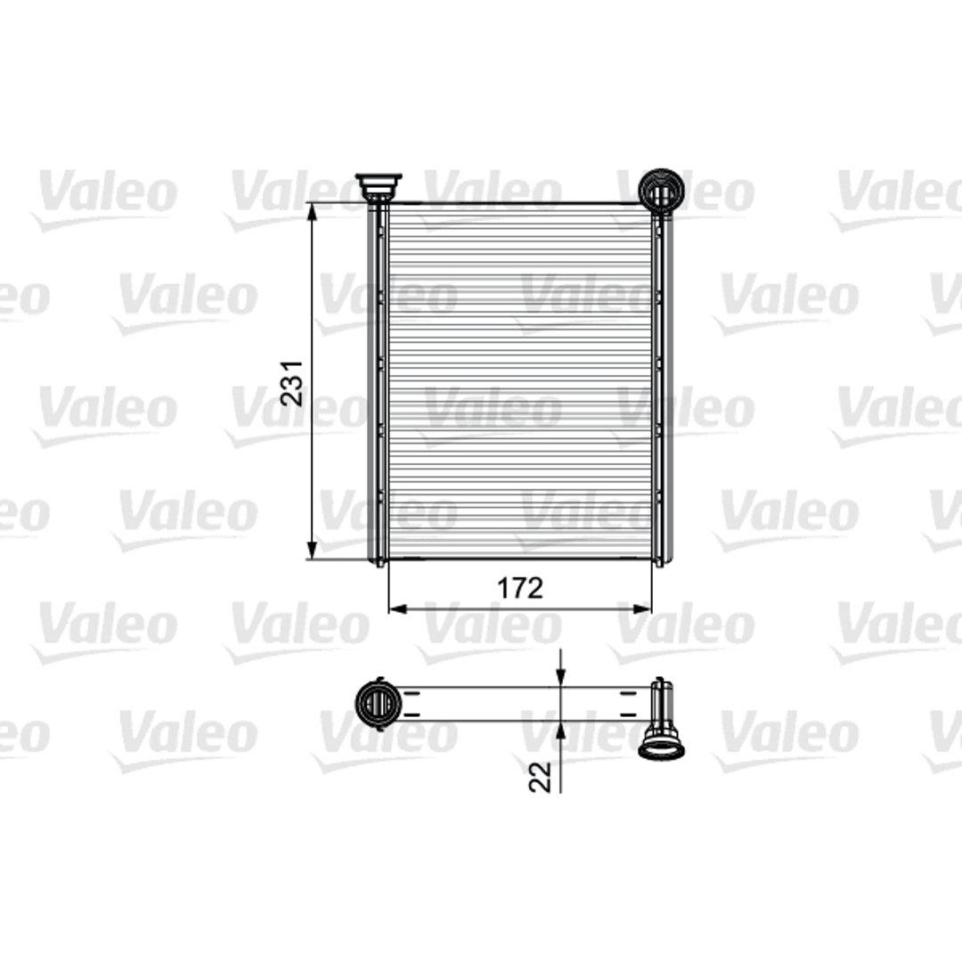 Nagrzewnica VALEO 811534