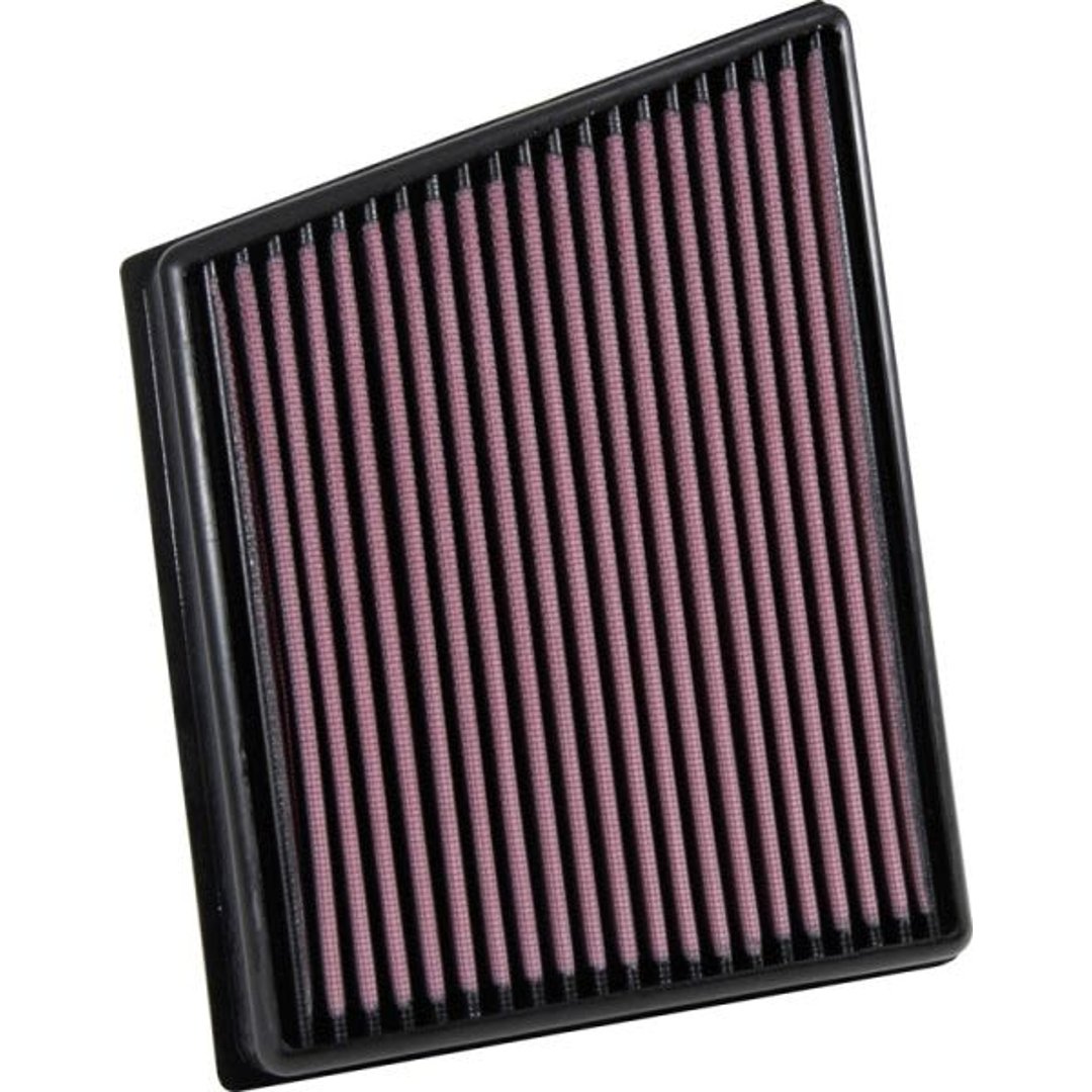K&N Filtr powietrza silnika: Wysoka wydajność, Premium, zmywalny, wymienny filtr panelowy: 2015-2019 (F-Pace, XE, XF, Range Rover Velar), 33-3075 33-3075