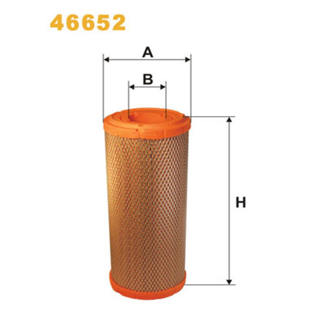 WIX FILTERS Filtr powietrza 46652 - New Holland, Ford, MF Tractors (Outer us