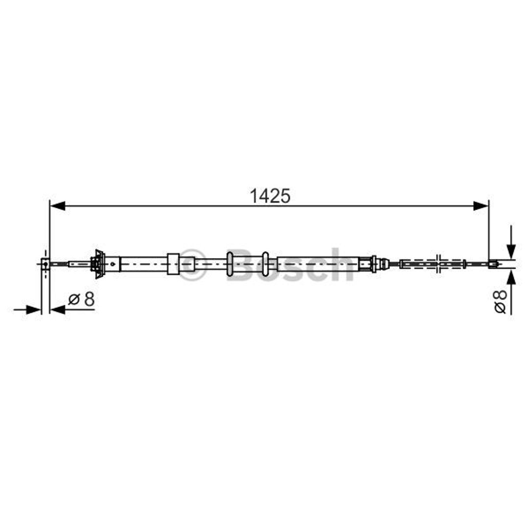 Bosch Linka hamulca BOSCH 1987482200 1987482200