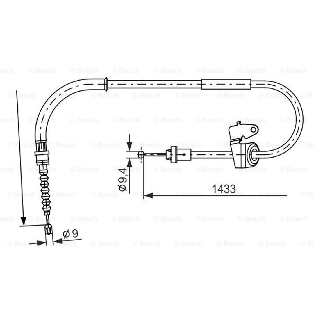 BOSCH Linka hamulcowa lewa, 1 987 482 231 - Bezpłatny zwrot do 30 dni, największy wybór produktów. 1987482231