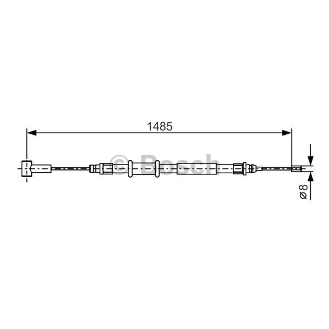 Bosch Cięgno, hamulec postojowy 1 987 482 214