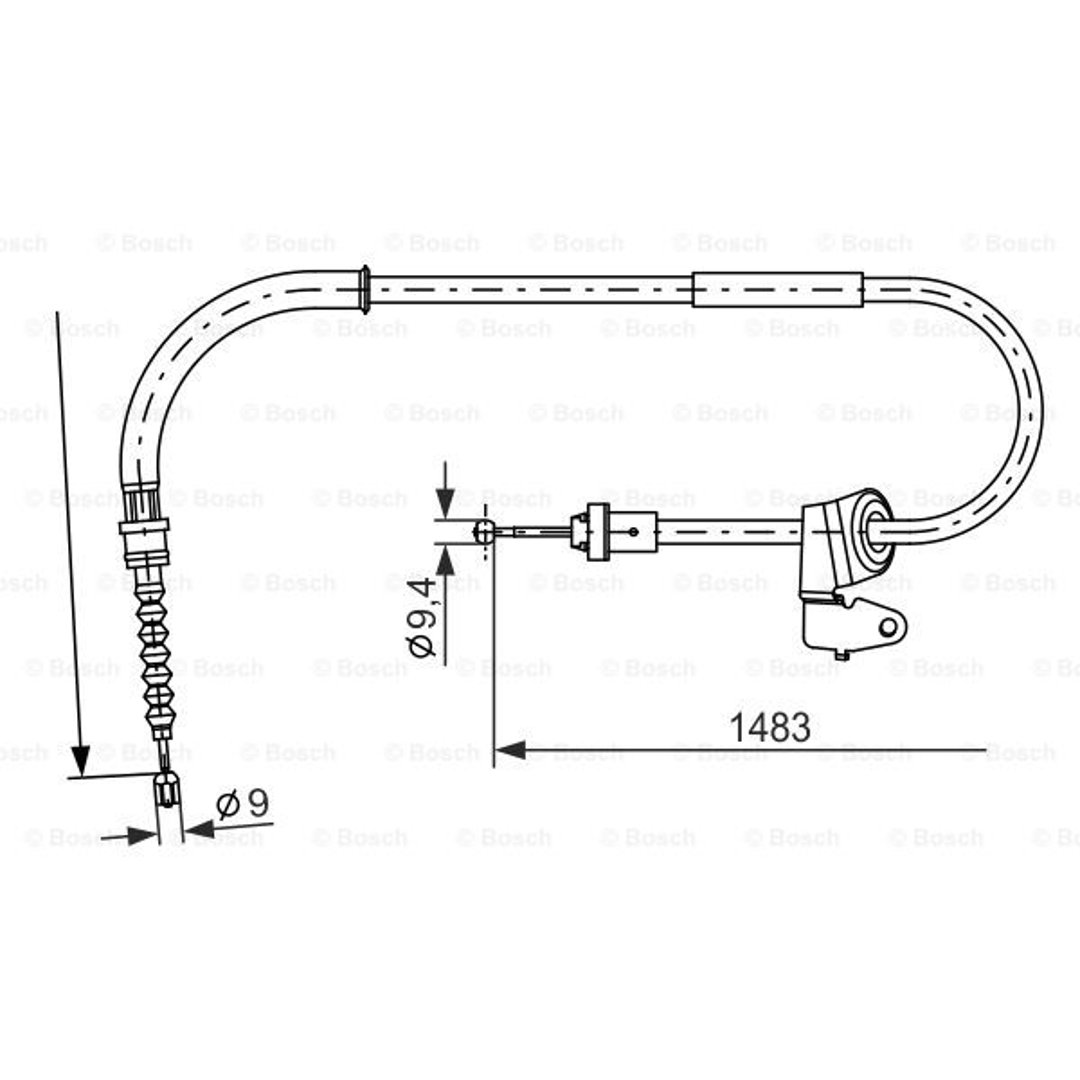 BOSCH Linka hamulcowa prawa, 1 987 482 228 - Bezpłatny zwrot do 30 dni, największy wybór produktów. 1987482228