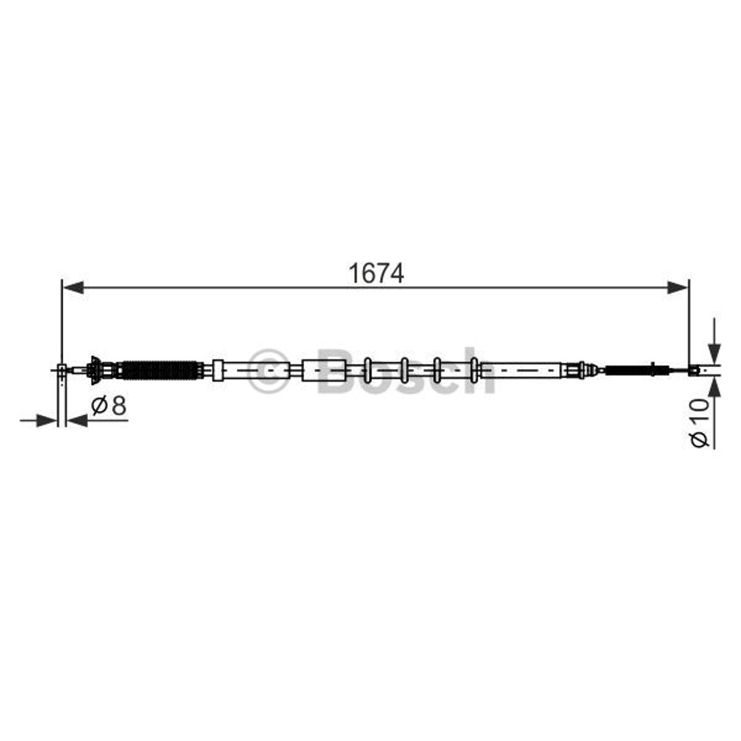 BOSCH Linka hamulcowa lewa, 1 987 477 976 - Bezpłatny zwrot do 30 dni, największy wybór produktów. 1987477976