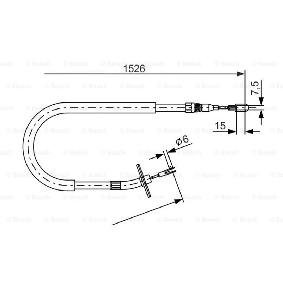 Bosch Cięgno, hamulec postojowy 1 987 477 859
