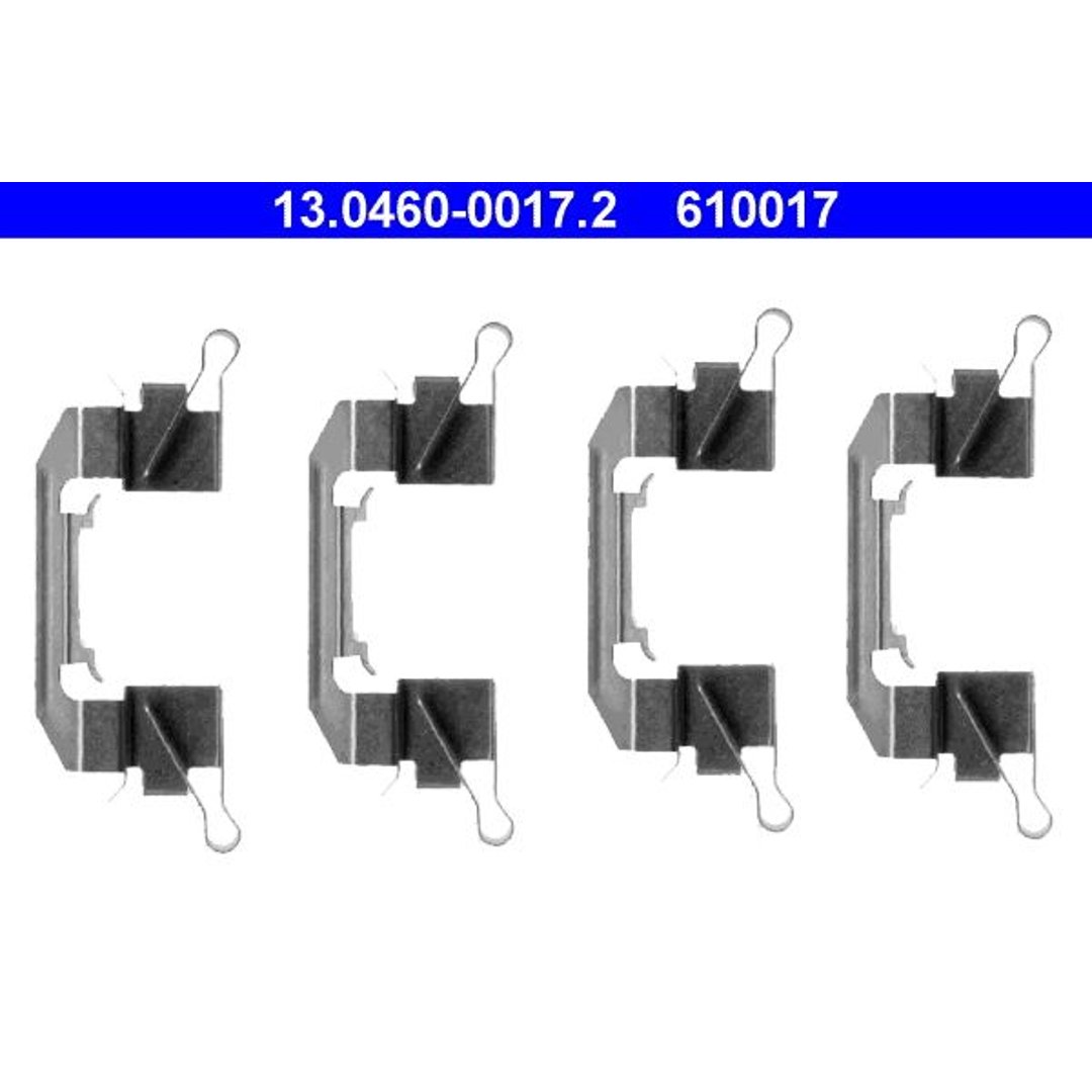 ATE ZESTAW INST KLOCKA HAM  13.0460-0017.2 MITSUBISHI L200 2.5DI-D 4X4 178KM 10-/ NISSAN NAVARA 2.5DCI 144KM 05-
