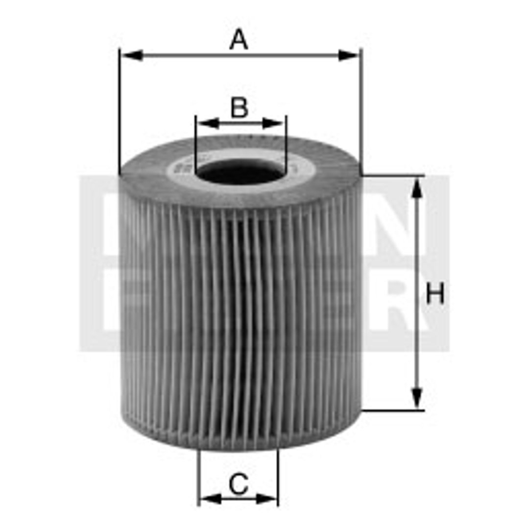 MANN FILTR OLEJU MANN HU6013Z AUDI A1 15-, AUDI A3 12-, A4 15-, A5 07-17, A6 14-, A7 15-18, PORSCHE MACAN 15-, SEAT ALHAMBRA 15-