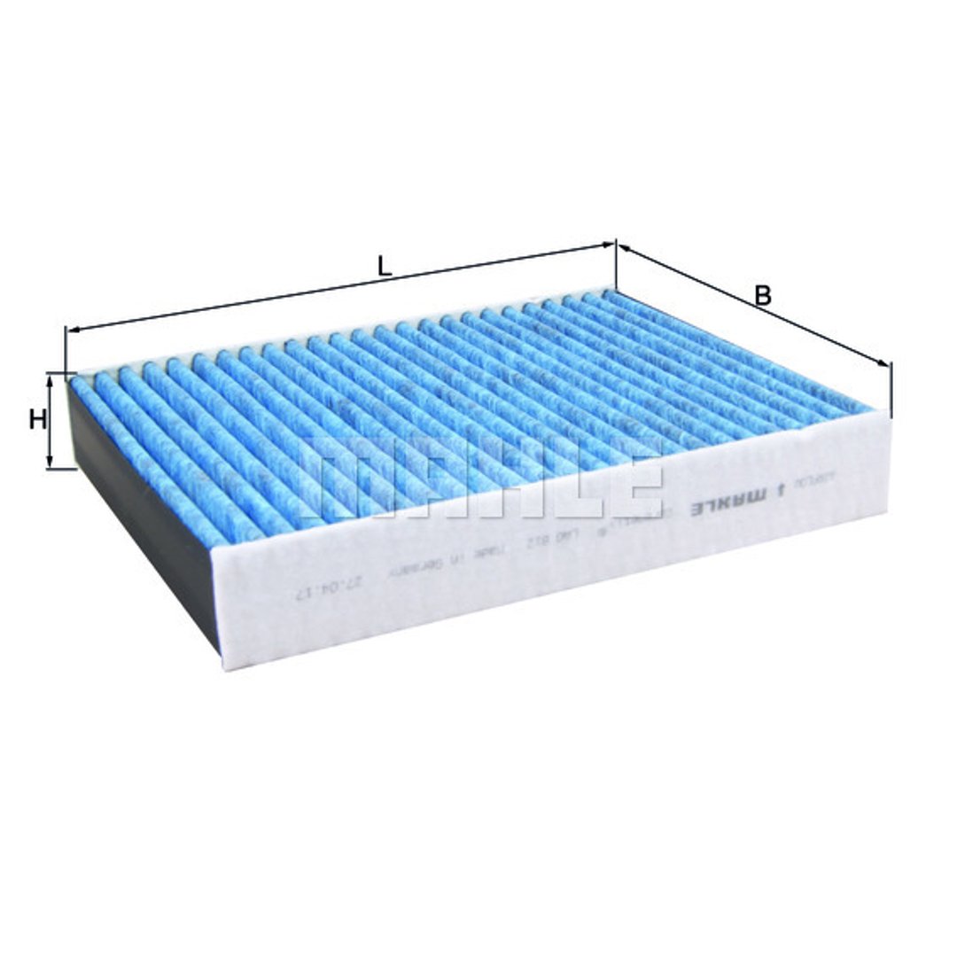 Knecht Filtry wewnętrzne verhin filtr przeciwpyłkowy oryginalny mahle oryginalny (LAO 812) LAO 812