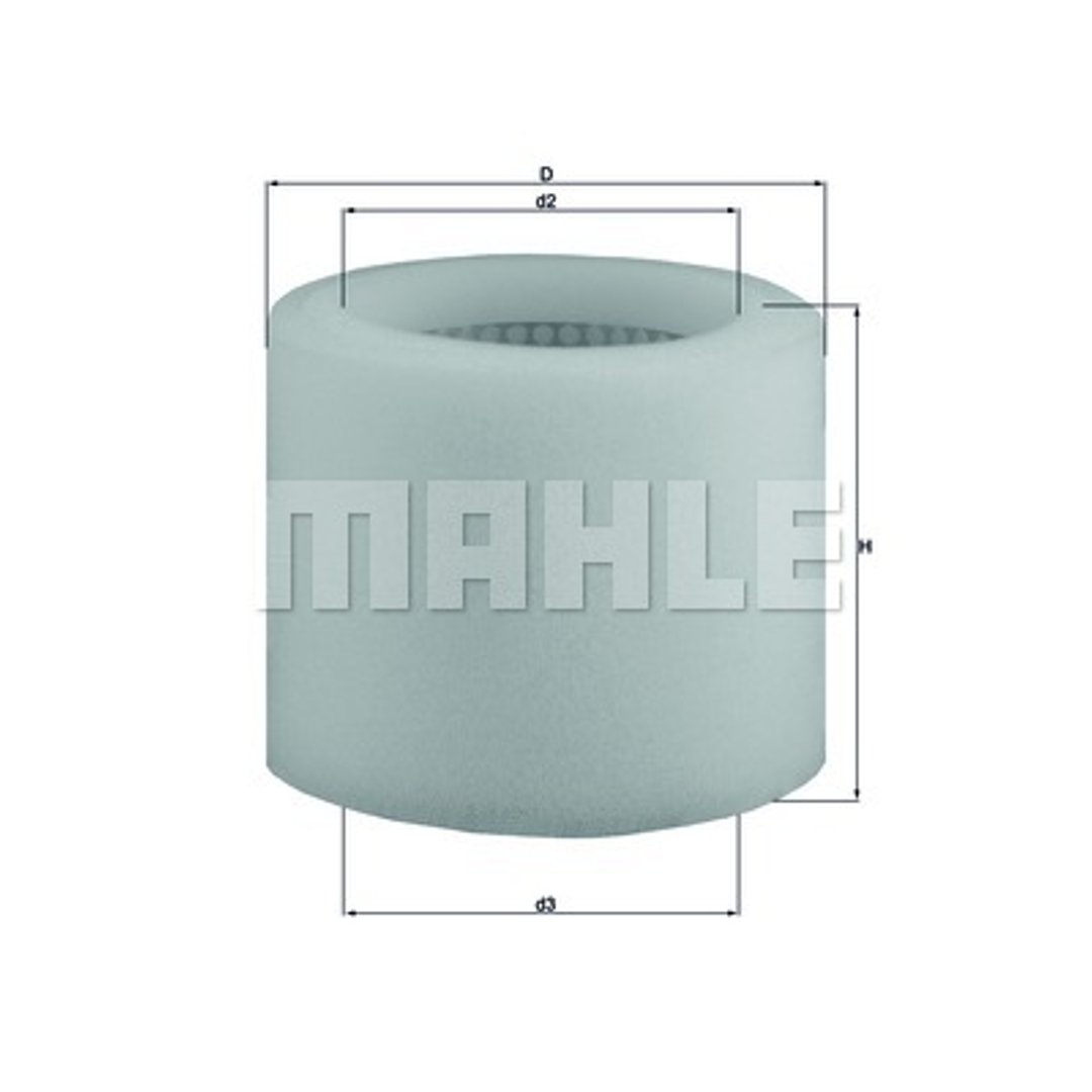 Mahle knecht LX 123 filtr powietrza LX 123