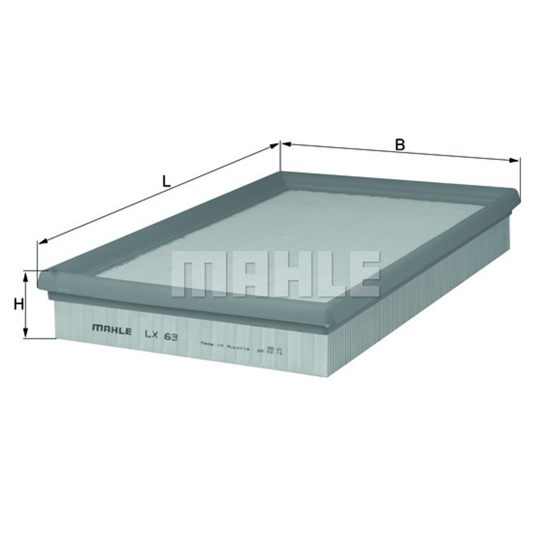 Mahle knecht LX 63 filtr powietrza LX 63