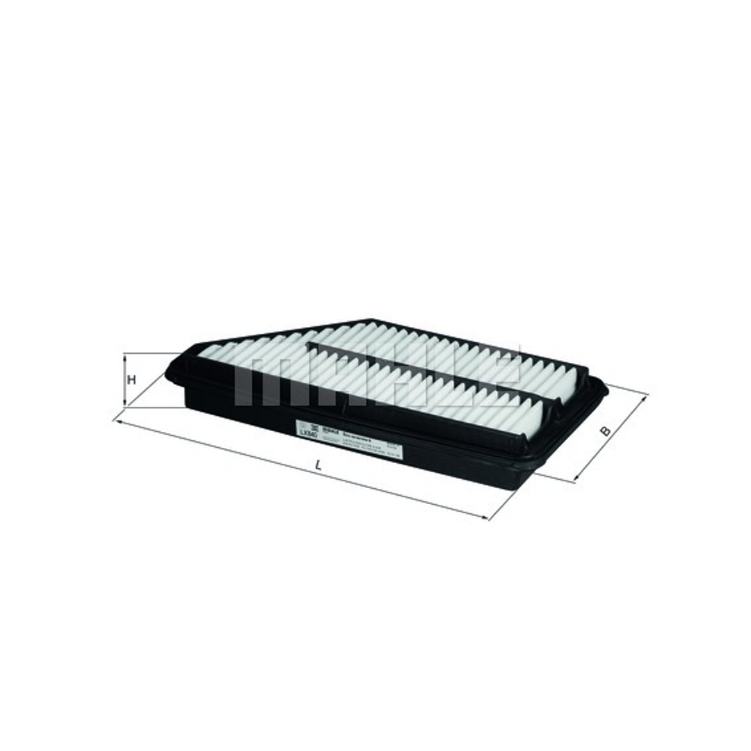 Mahle knecht LX 840 filtr powietrza LX 840