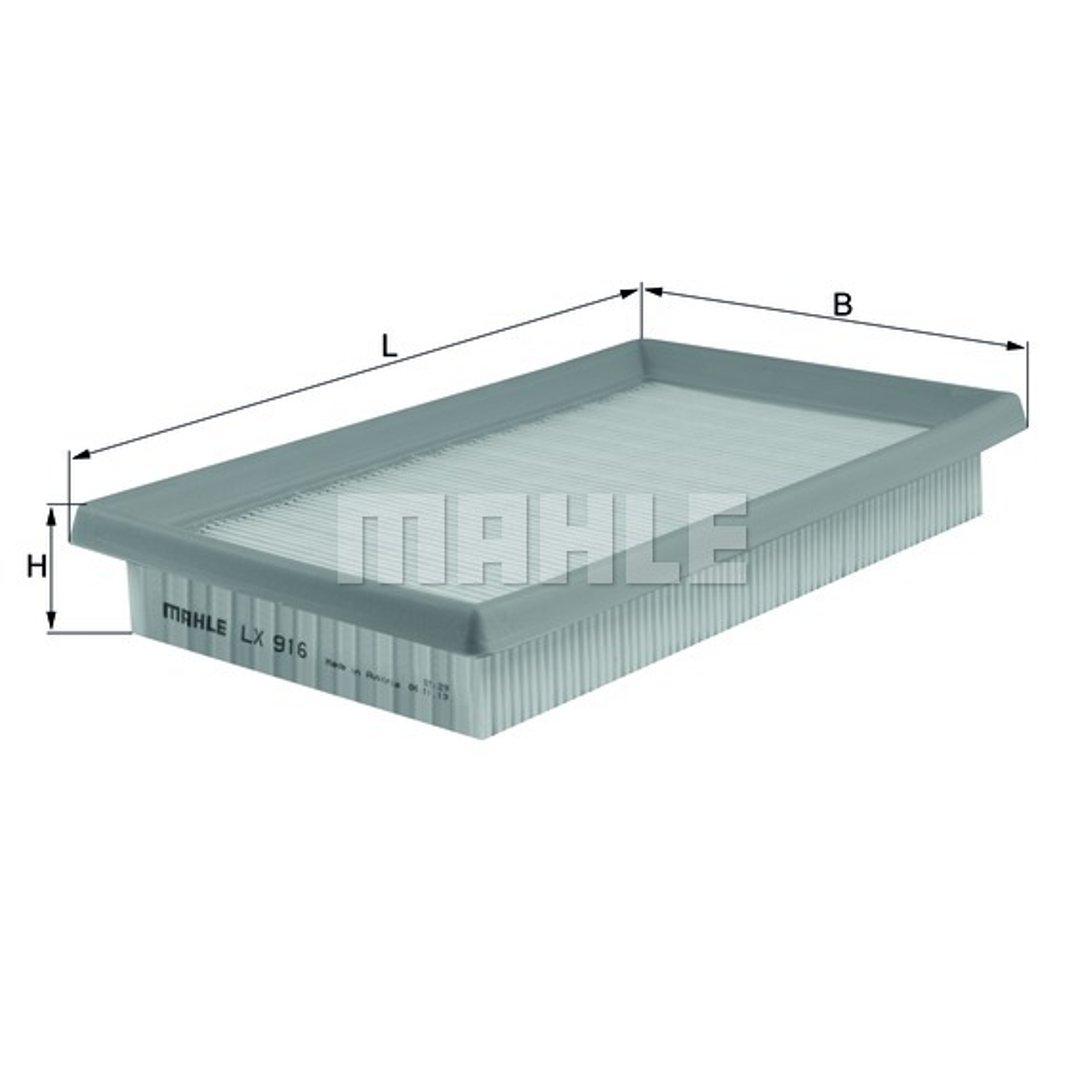 Mahle knecht LX 916 filtr powietrza LX 916