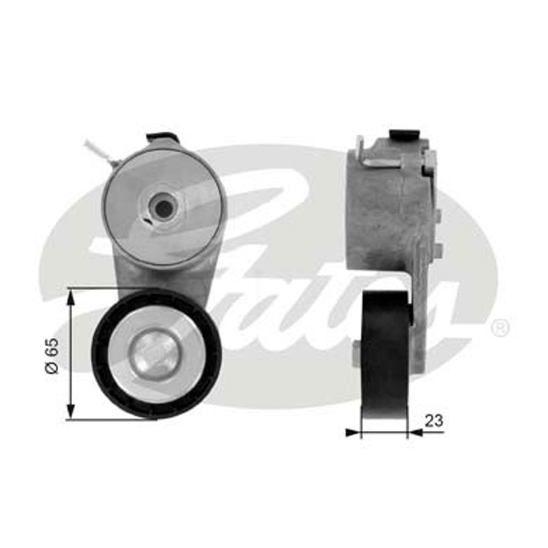 GATES Rolka napinacza, pasek klinowy wielorowkowy T38368
