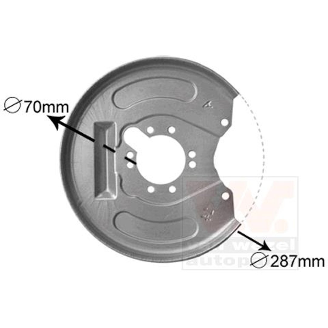 Tarcza kotwiczna VAN WEZEL 3225374