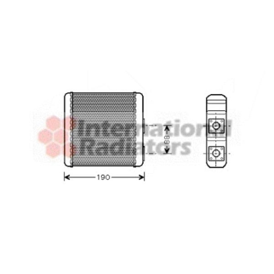 Nagrzewnica VAN WEZEL 13006139