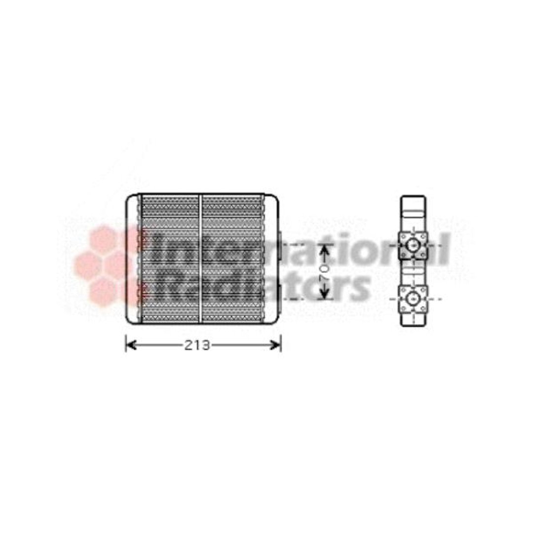 Nagrzewnica VAN WEZEL 13006226