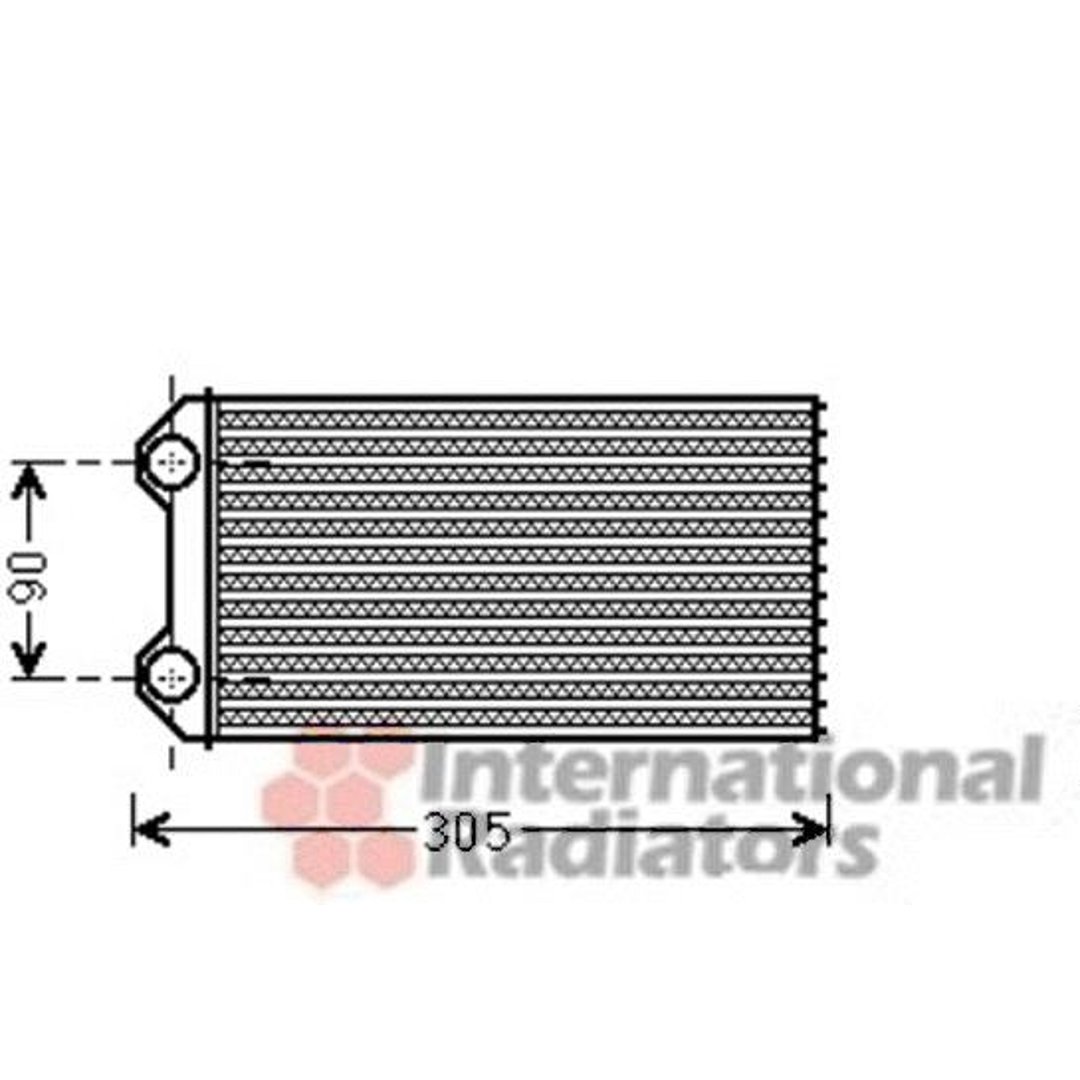 Nagrzewnica VAN WEZEL 43006439