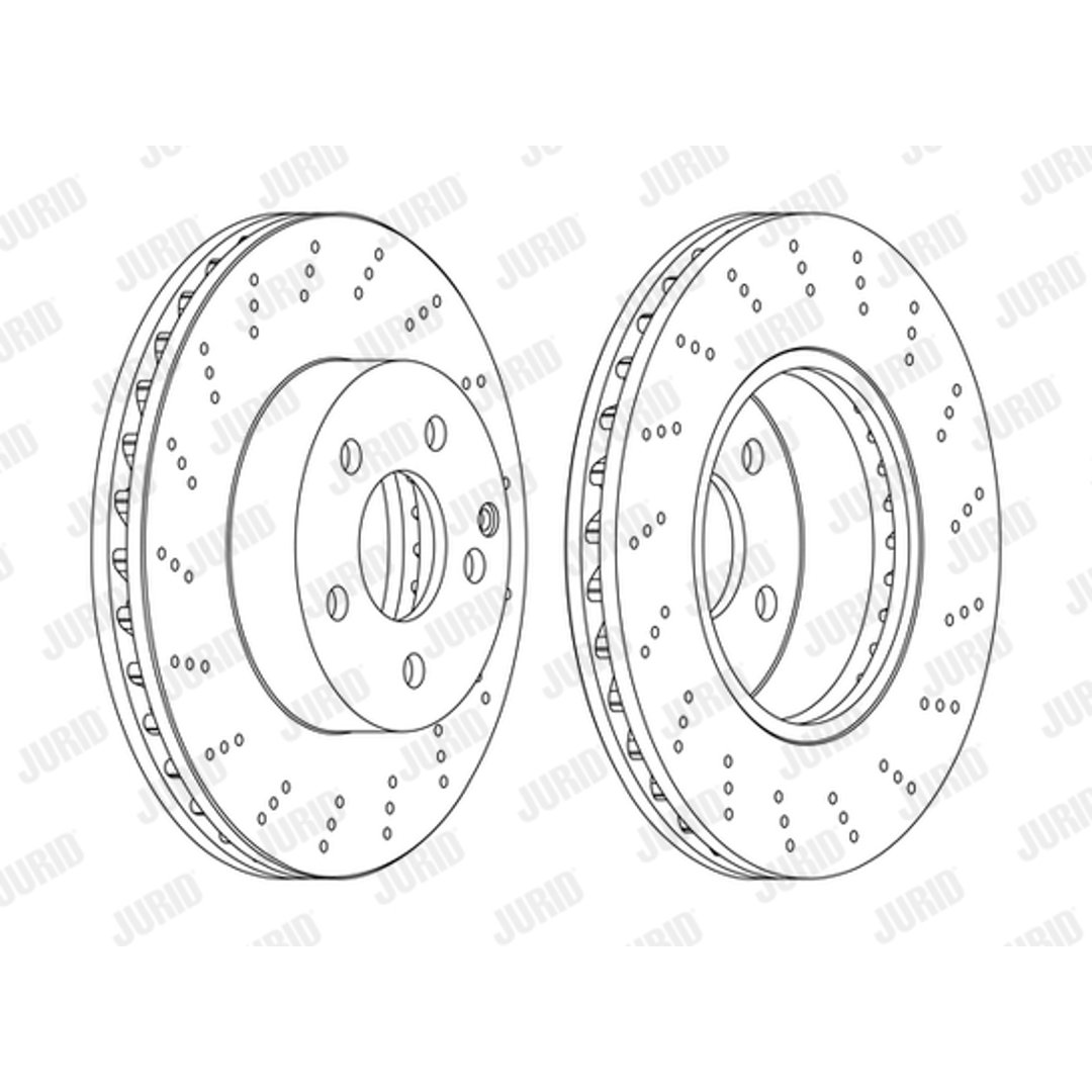 Tarcza hamulcowa JURID 562619JC-1