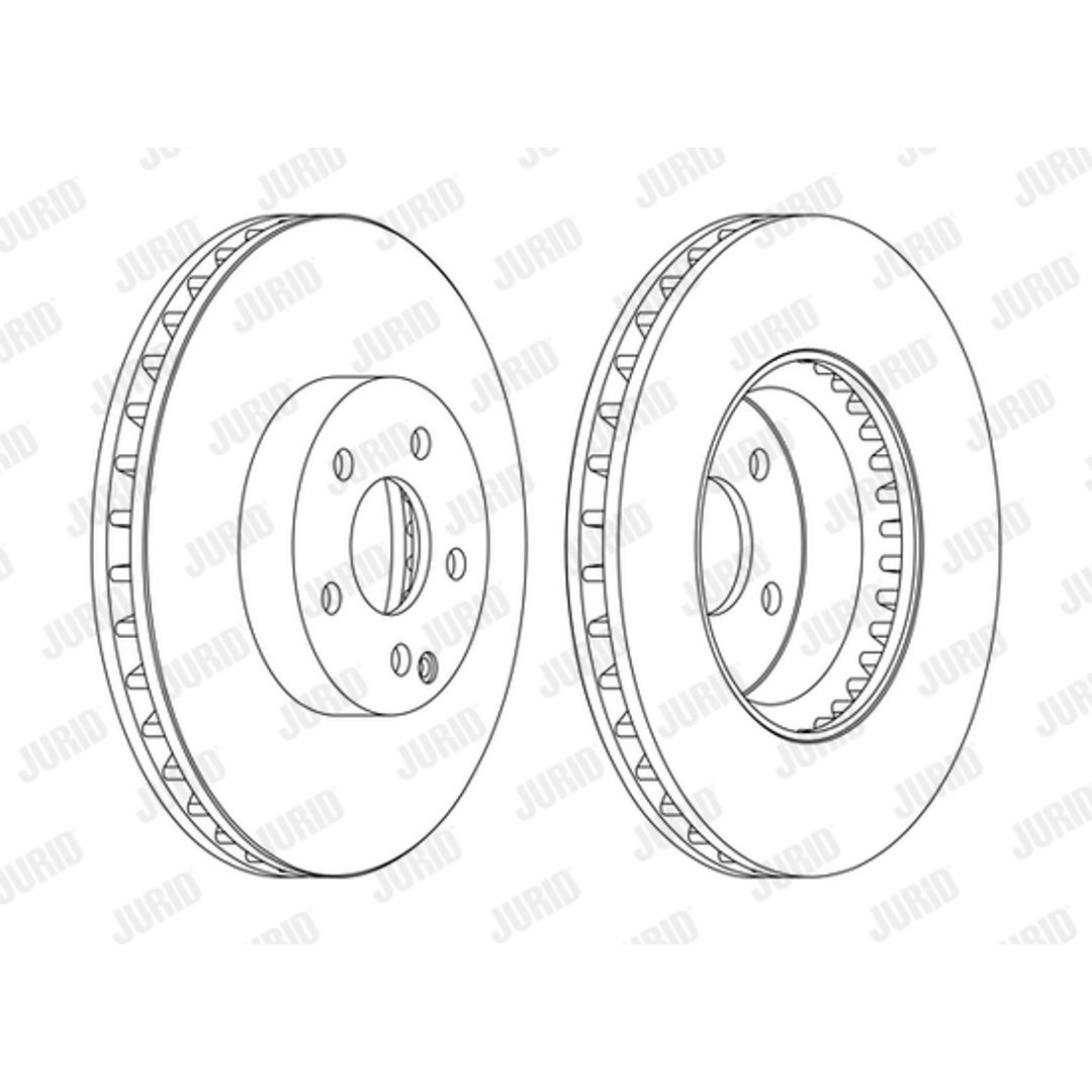 Tarcza hamulcowa JURID 562647JC-1