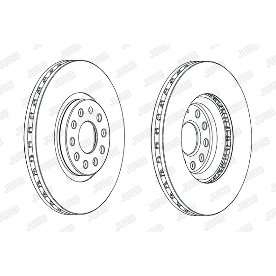 Tarcza hamulcowa JURID 562688JC-1