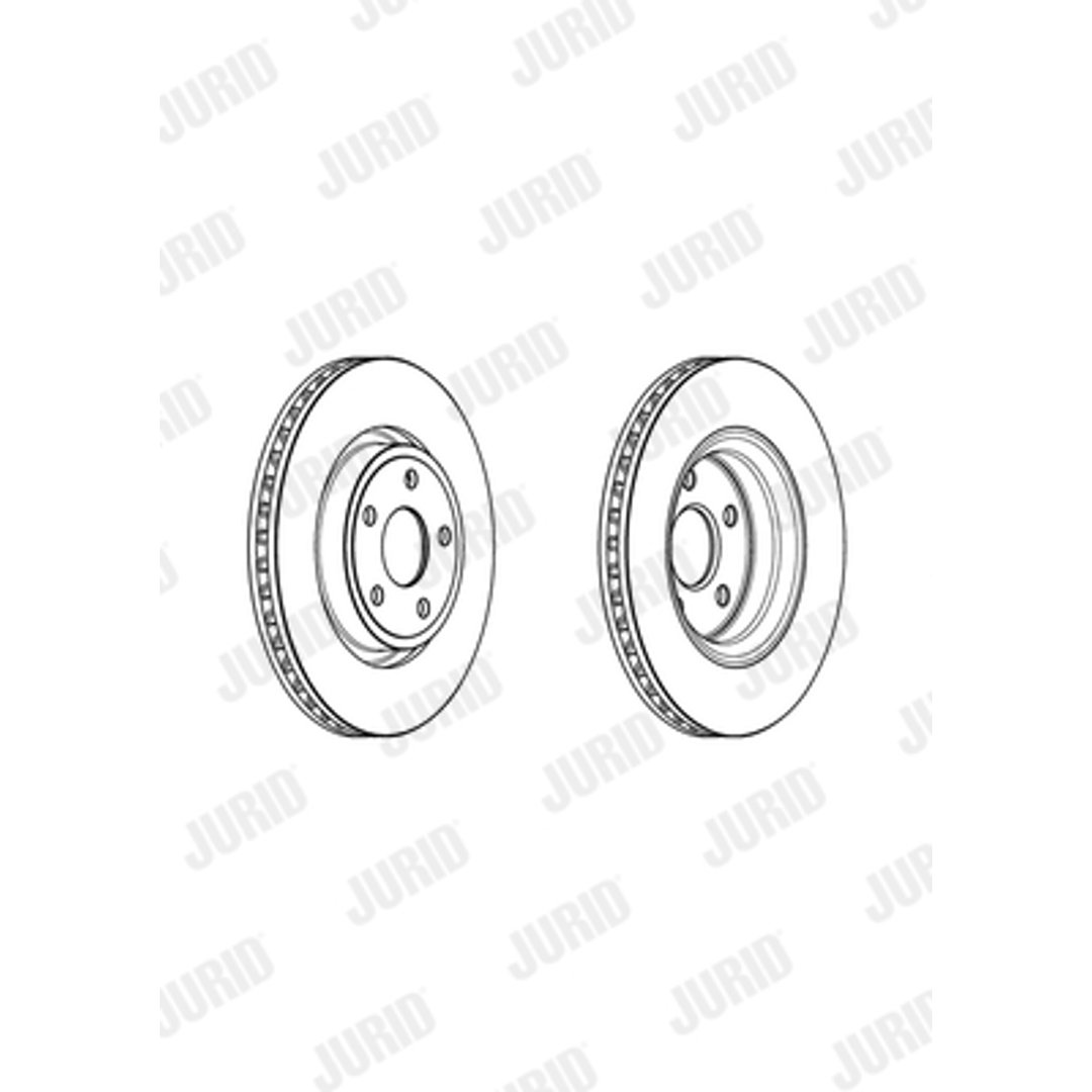 Tarcza hamulcowa JURID 562972JC-1