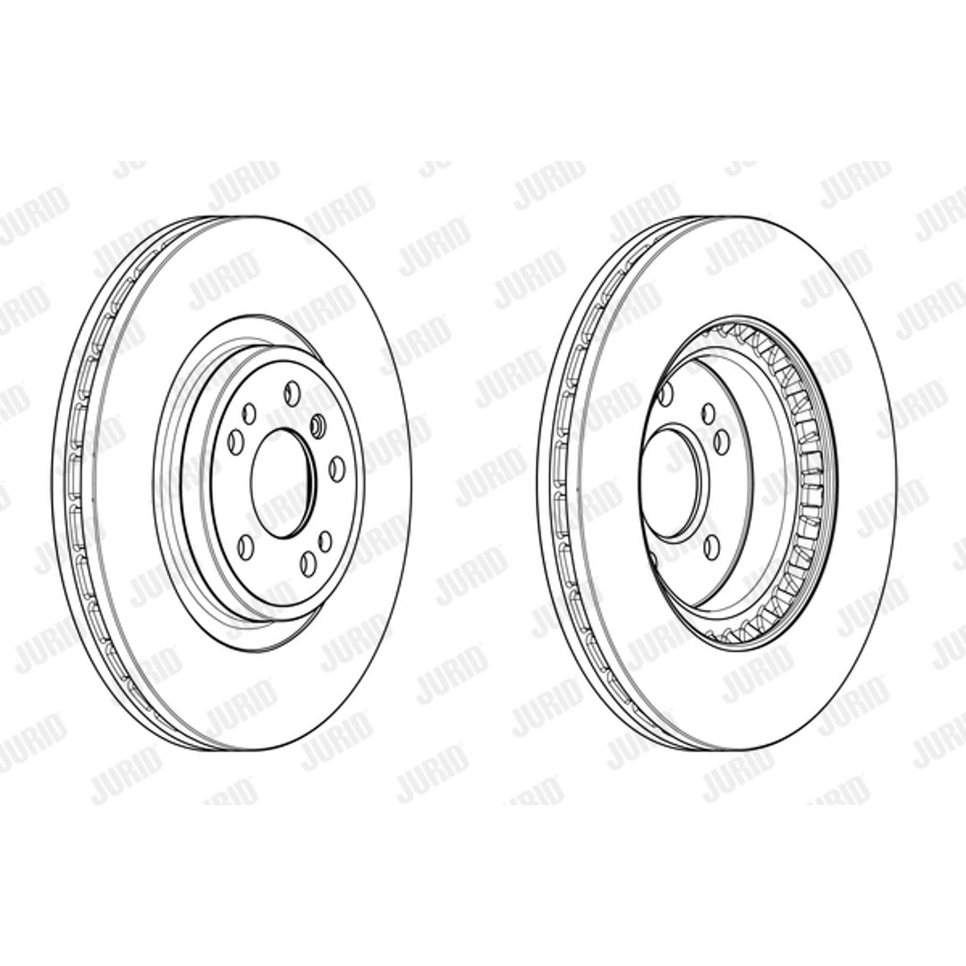 Tarcza hamulcowa JURID 563002JC-1