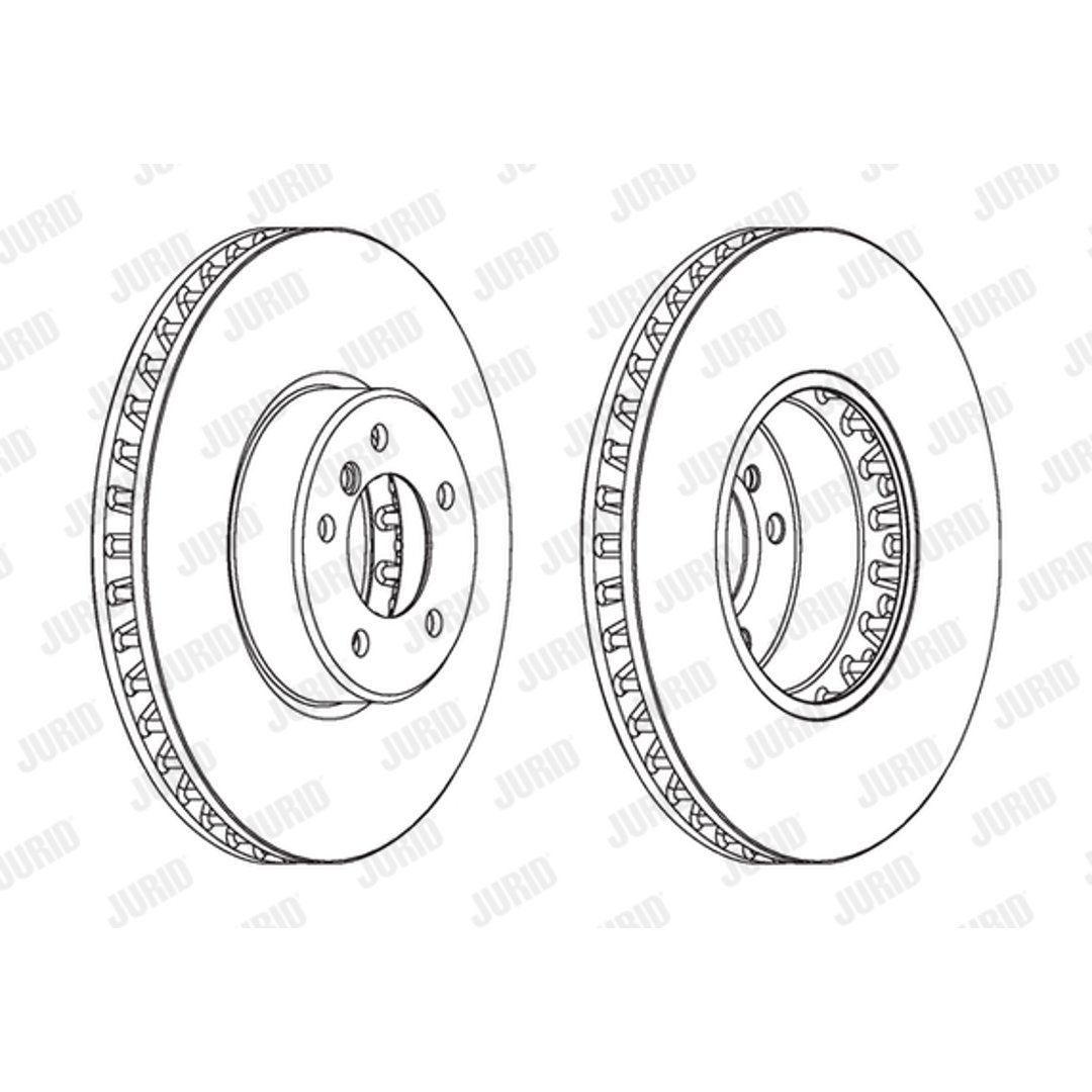 Tarcza hamulcowa JURID 563045JC-1