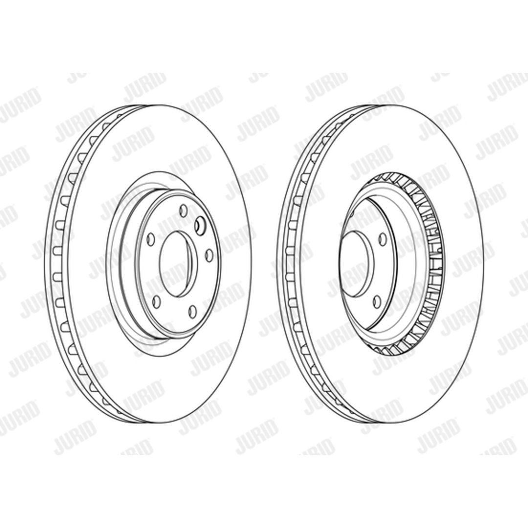 Tarcza hamulcowa JURID 563179JC-1