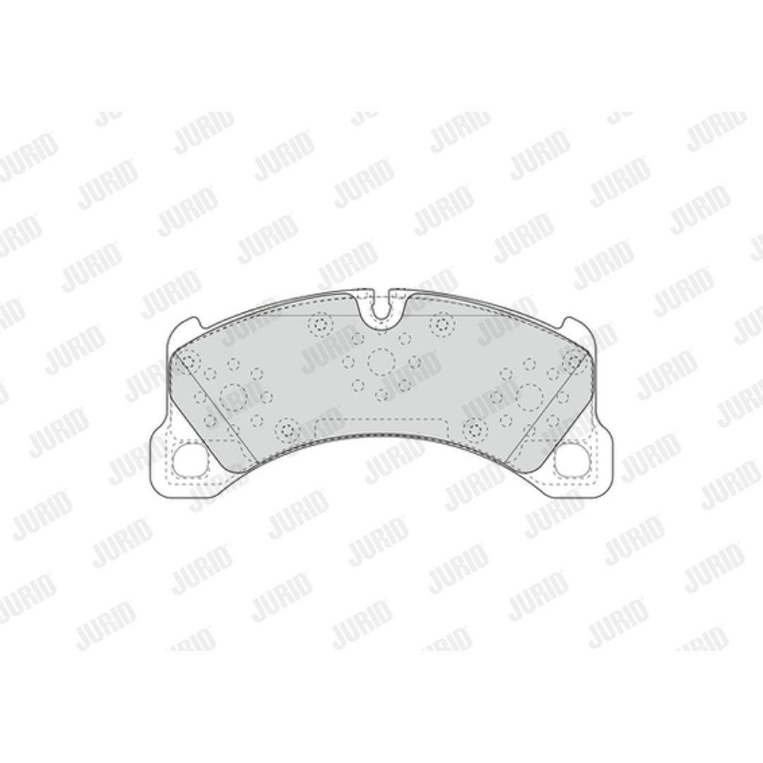 Klocki hamulcowe - komplet JURID 573618J