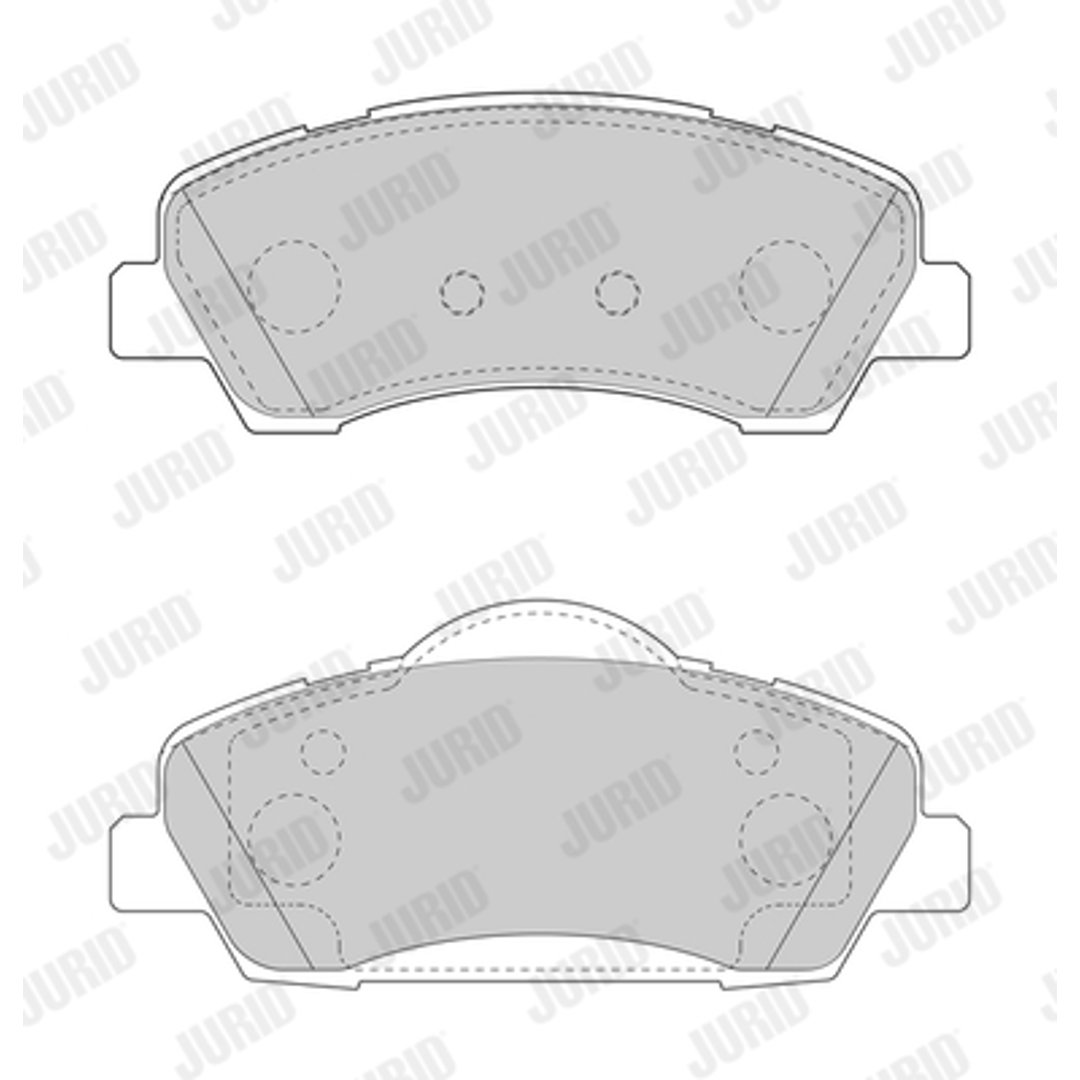 Klocki hamulcowe - komplet JURID 573630J