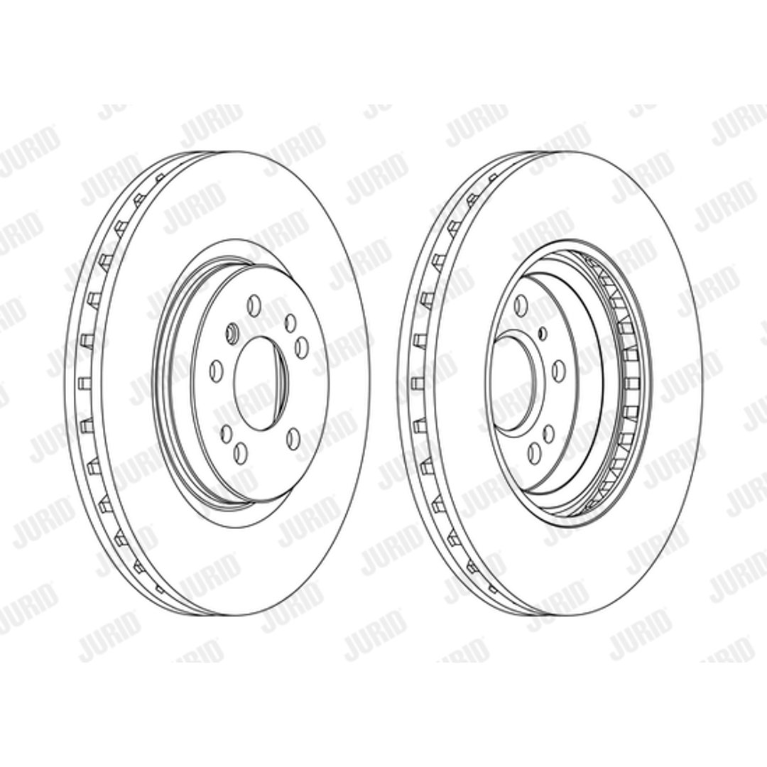 Tarcza hamulcowa JURID 562403JC-1