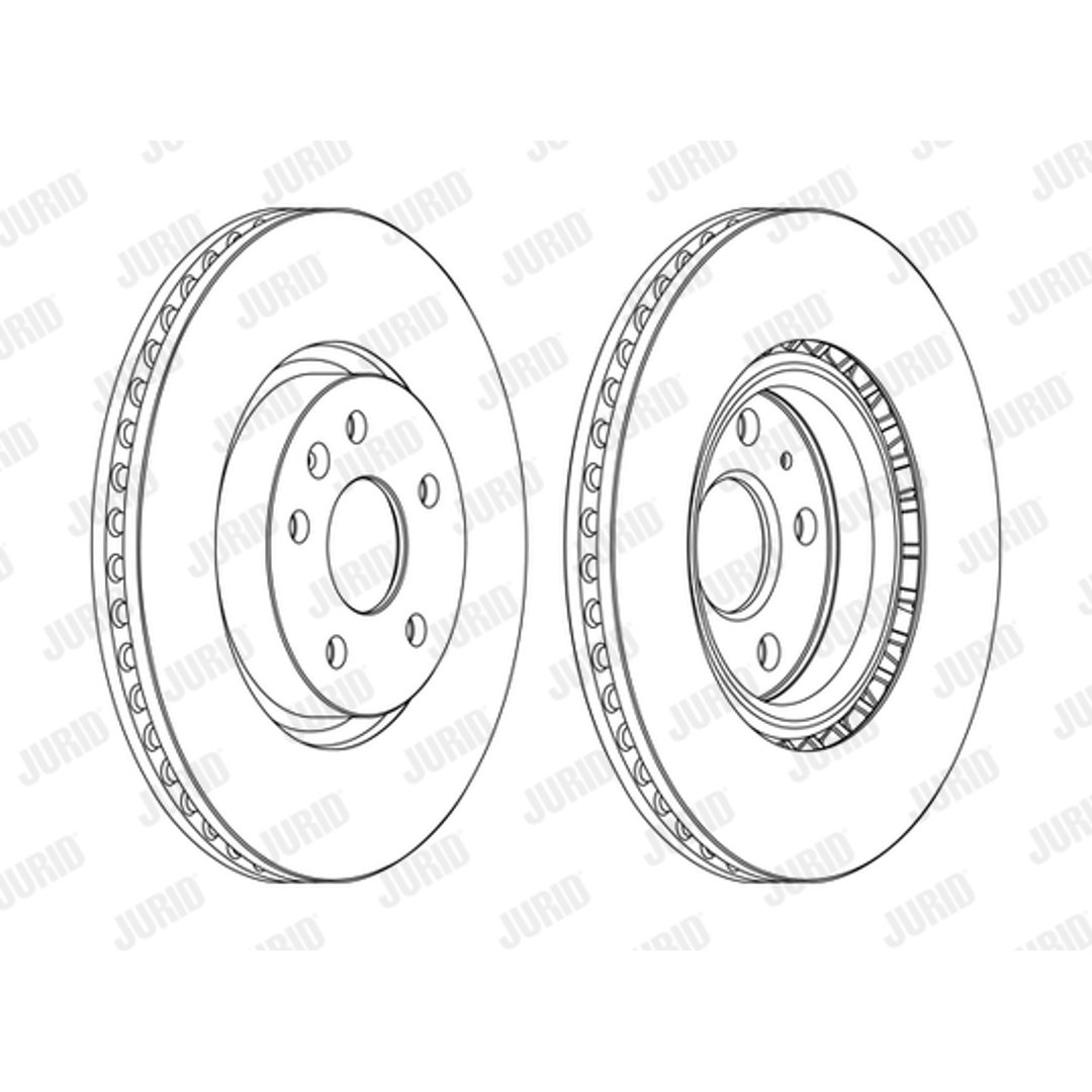 Tarcza hamulcowa JURID 562464JC-1