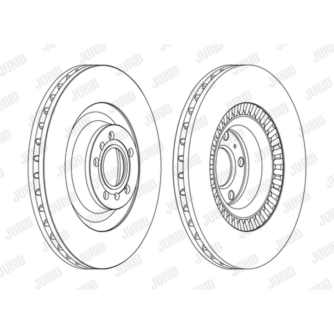 Tarcza hamulcowa JURID 562517JC-1