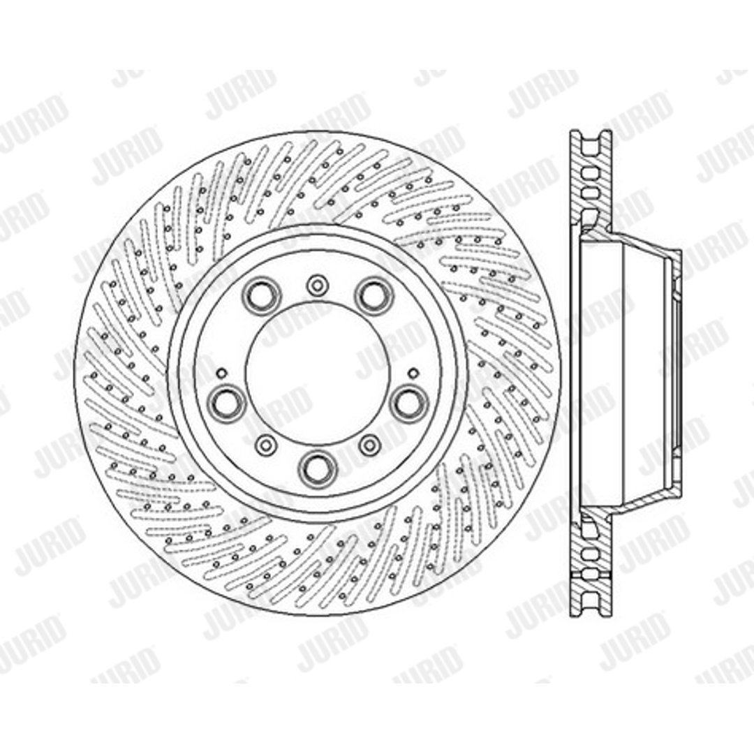 Tarcza hamulcowa JURID 562590JC-1