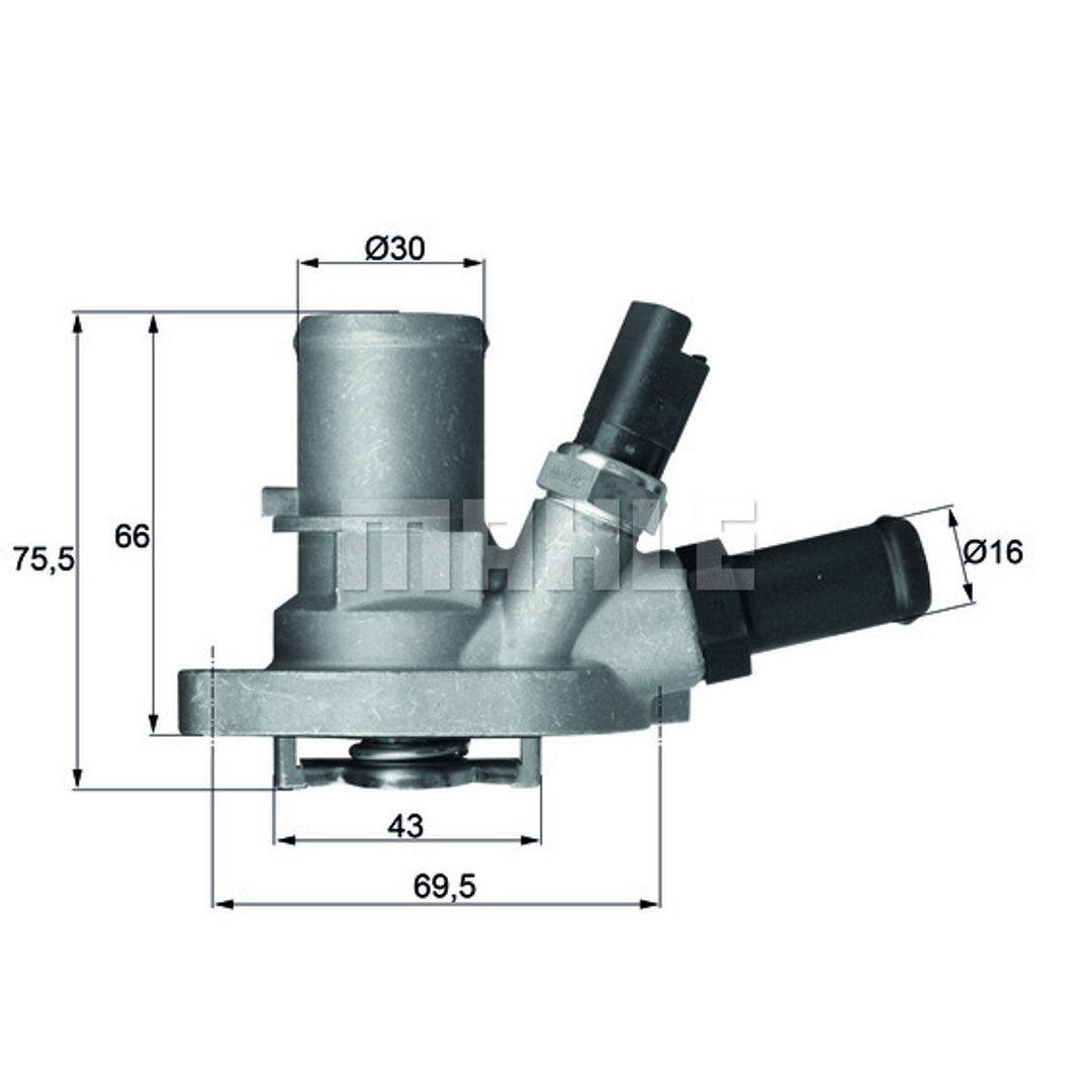 Termostat, płyn chłodzący Mahle TI 149 88
