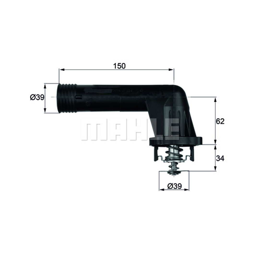 MAHLE TERMOSTAT MAHLE TI2095 BMW 3 E36 5 E34 89-00 MAHLE TI 20 95