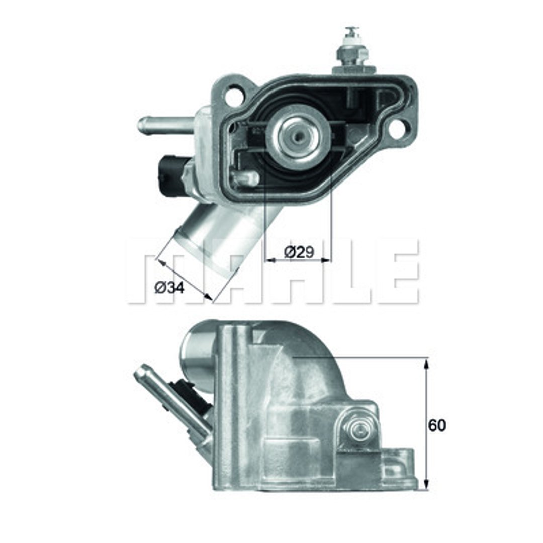 MAHLE Original MAHLE Original TI 5 92 termostat, płyn chłodzący TI 5 92