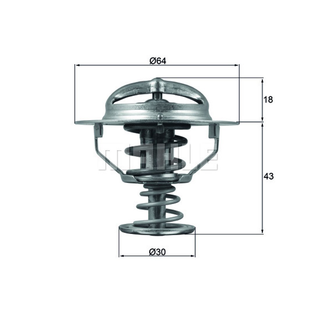 Termostat, płyn chłodzący Mahle TX 114 82D