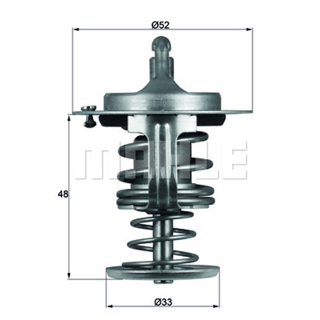Termostat, płyn chłodzący Mahle TX 82 80D