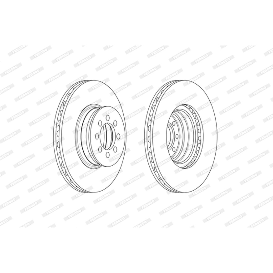 Tarcza hamulcowa FERODO FCR335A