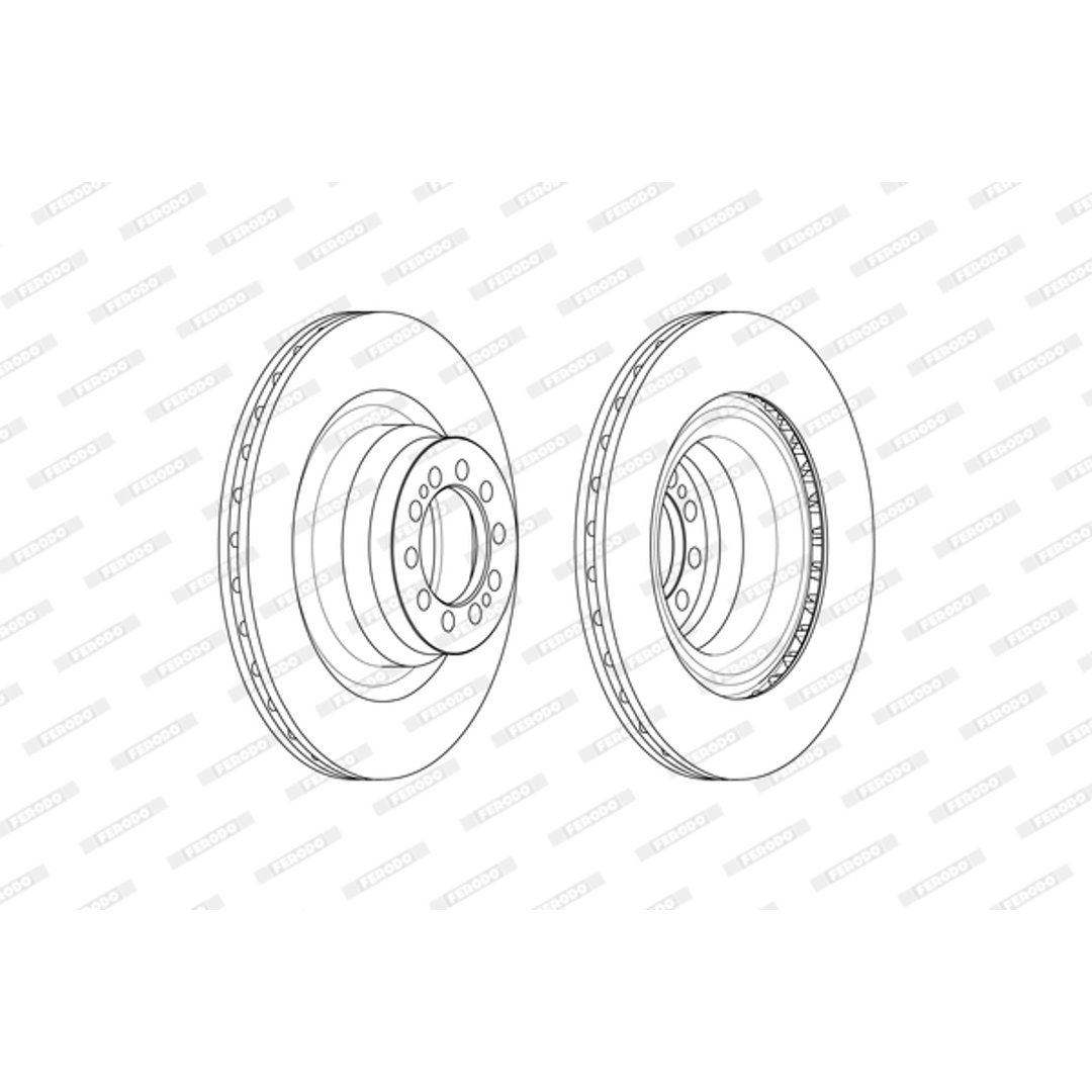Tarcza hamulcowa FERODO FCR371A