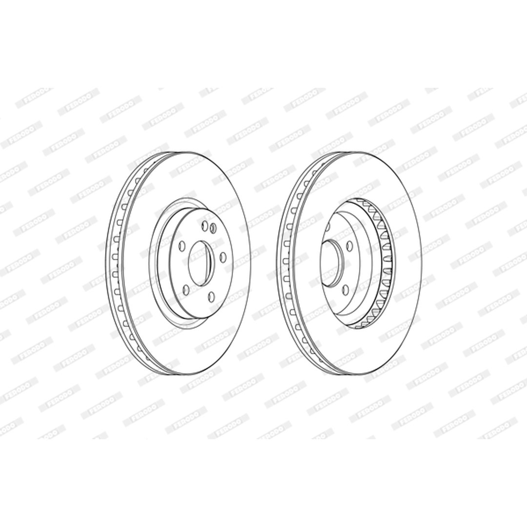 Tarcza hamulcowa FERODO FCR379A