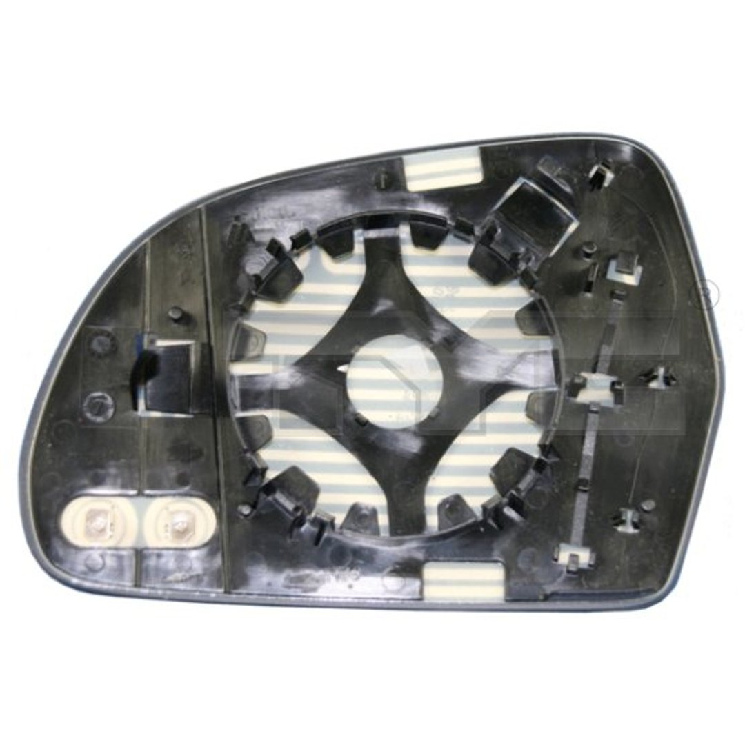 TYC SZKŁO LUSTERKA Z MOCOWANIEM AUDI A3/A4/A5 09 PRAWE PODGRZEWANE WYPUKŁE 302-0091-1 302-0091-1