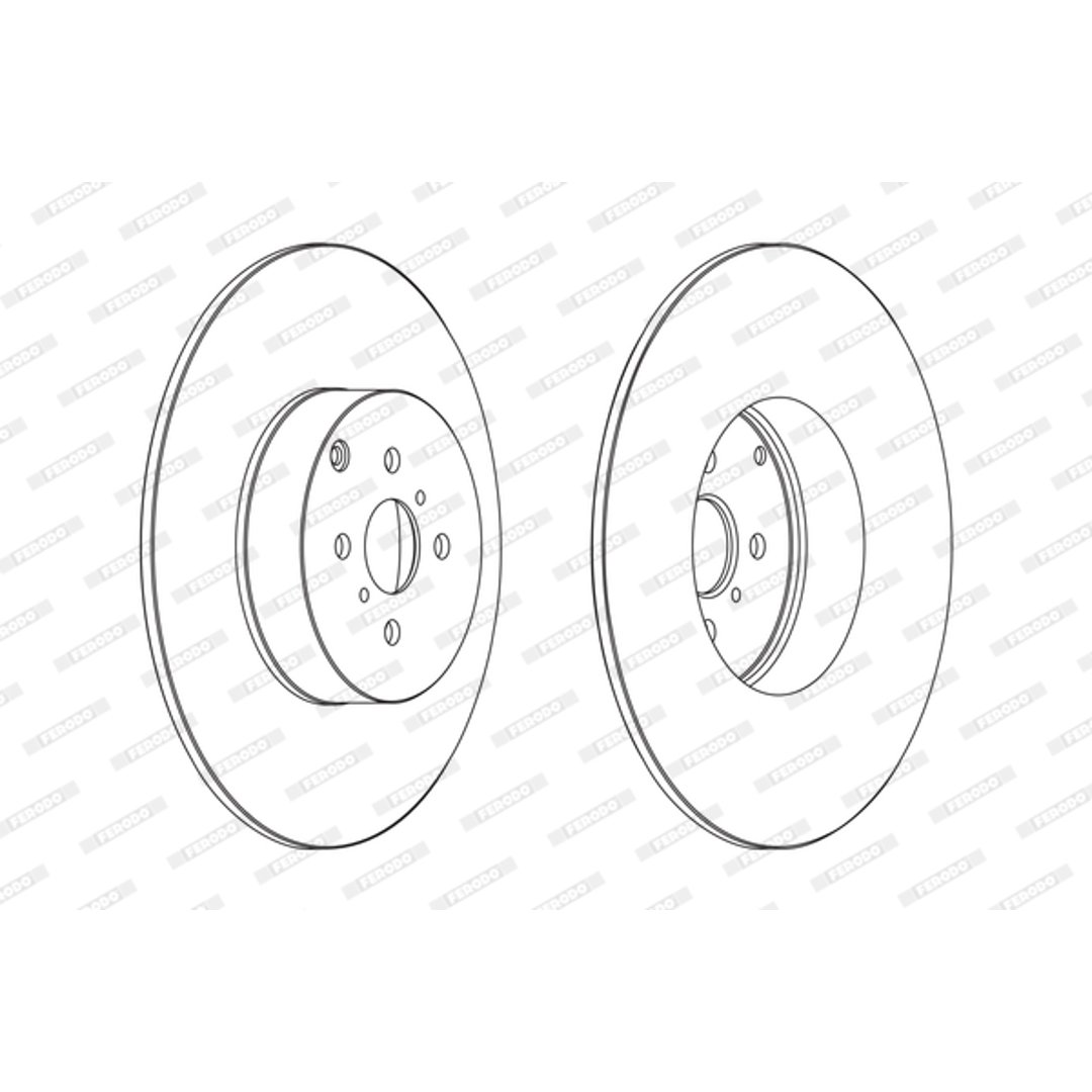 Tarcza hamulcowa FERODO DDF1410C