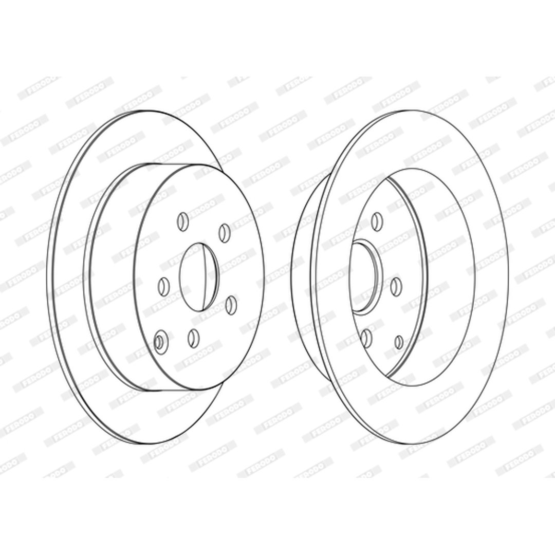Tarcza hamulcowa FERODO DDF1485C