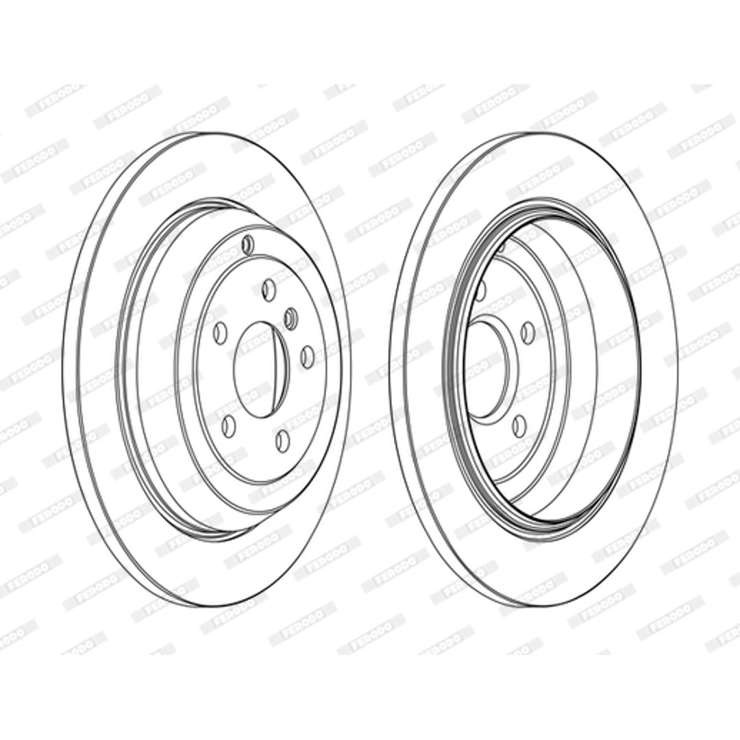 Tarcza hamulcowa FERODO DDF1530C